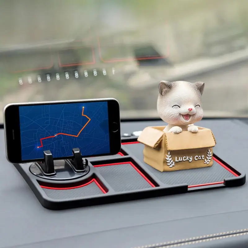 Tapis antidérapant en silicone pour voiture