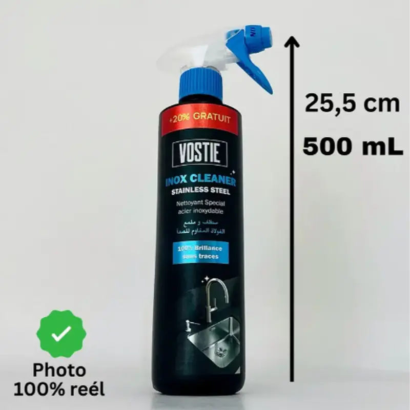 منظف و ملمع الفولاذ المقاوم للصدأ