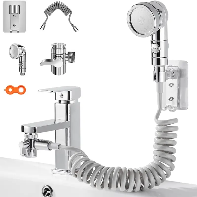 Ensemble de douchette pour robinet 4x1