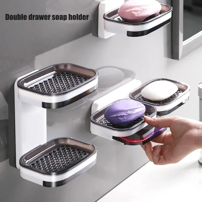 Porte-Savon Mural à Fixation Verticale