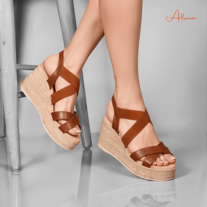 Alura Sandale Nature- Caramel