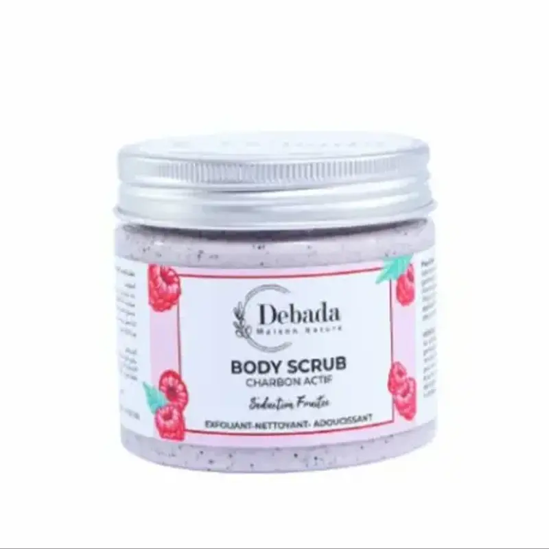 Body scrub charbon actif séduction fruitée – 150gr DEBADA