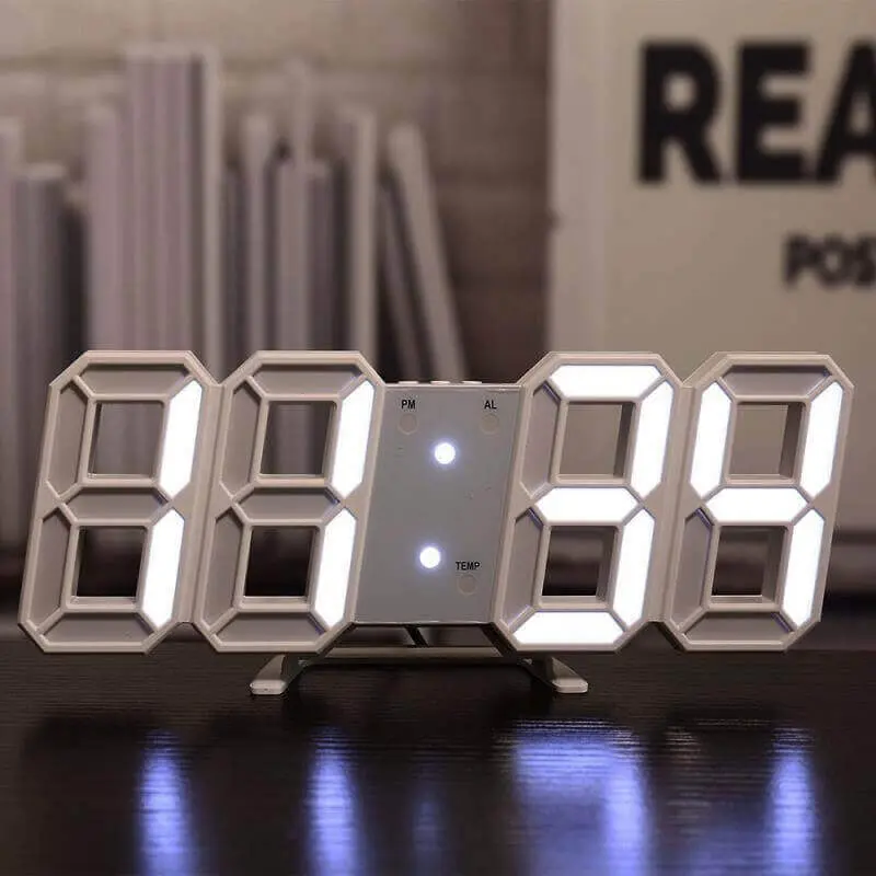 Horloge Digitale LED 3D