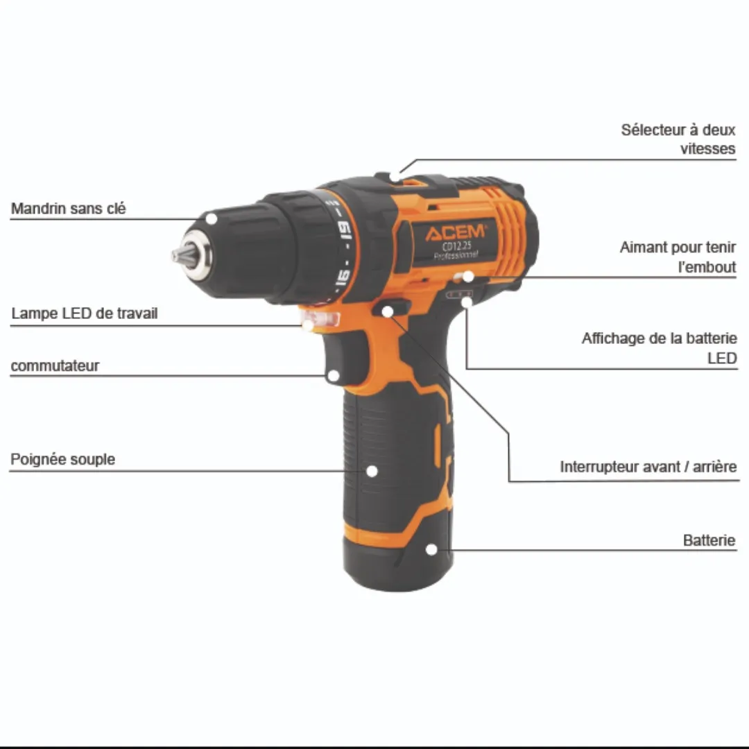 Visseuse sans fil 12V promo