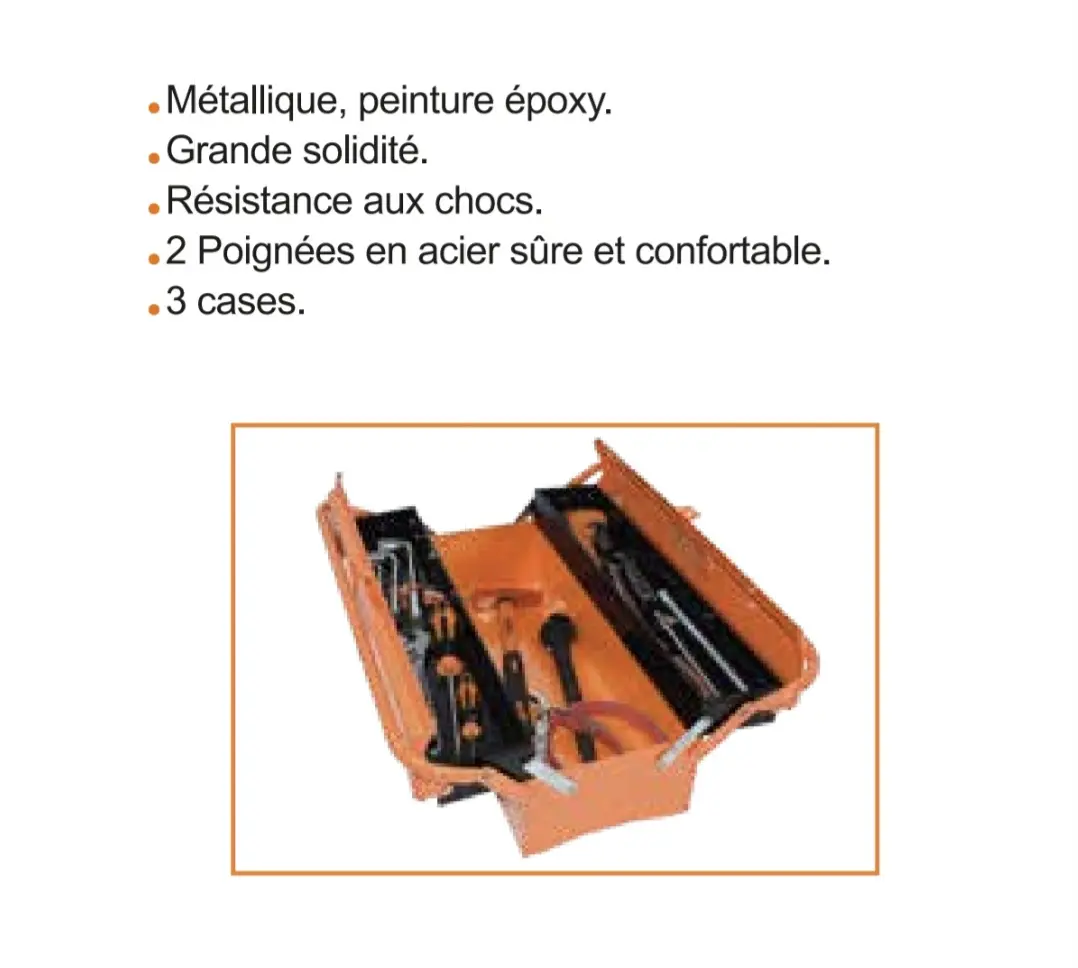 BOITE À OUTILS 3 CASSES