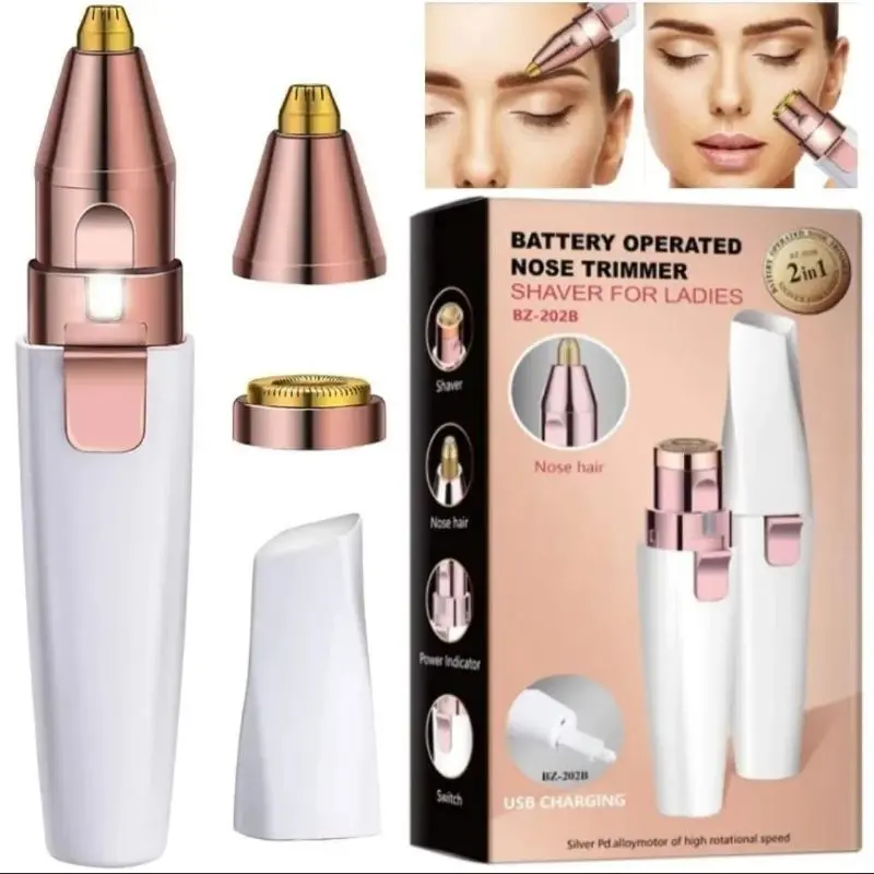 Épilateur Facial & Sourcils 2-en-1