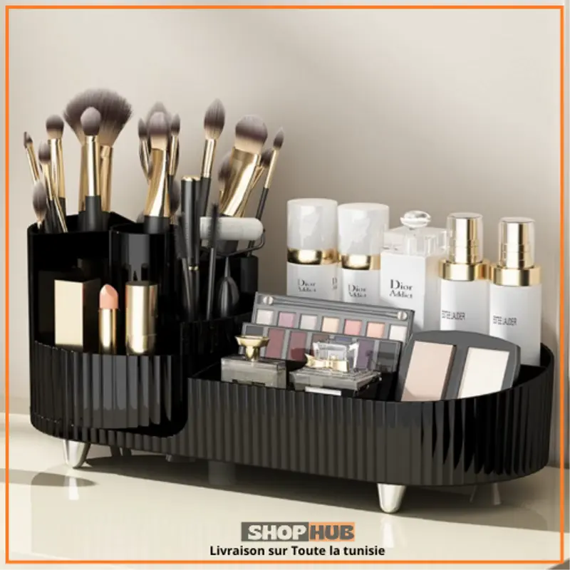 Organisateur de Maquillage Rotatif à 360°