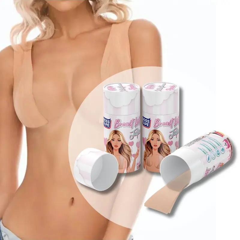 Ruban de Levage de Poitrine  – Adhésif Invisible pour Soutien et Confort