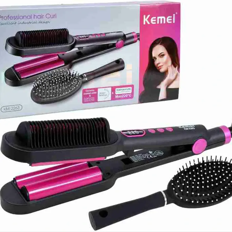 Kemei KM-2263 Styler professionnel pour boucles de cheveux 5en1
