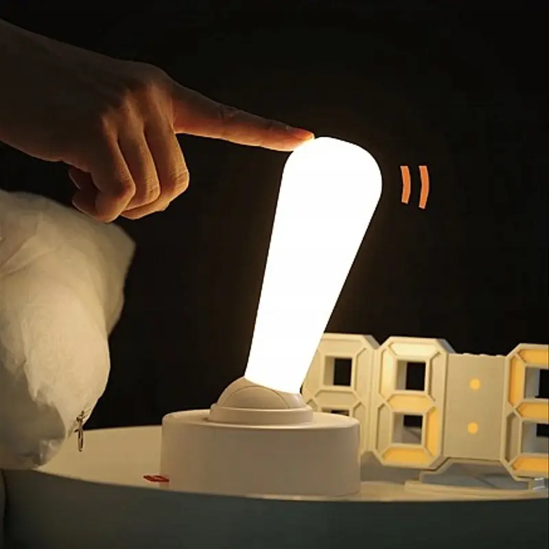 LAMPE DE NUIT LED BLANCHE LEVIER LUMIÈRE JOYSTICK USB