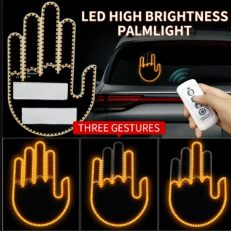 Lumière de doigt de voiture avec télécommande