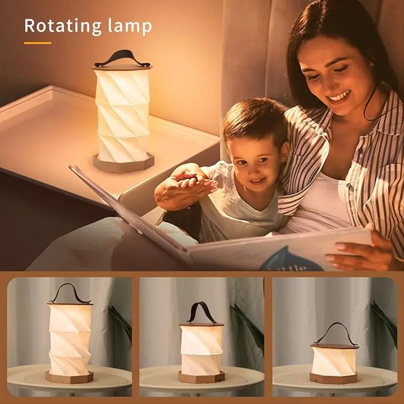 مصباح طاولة متنقل قابل للطي بتقنية LED