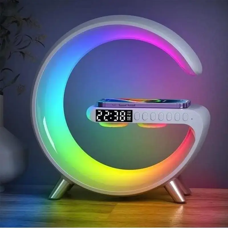 LED G11 Bluetooth 15W – Chargeur Sans Fil et Lampe d'Ambiance Multicolore
