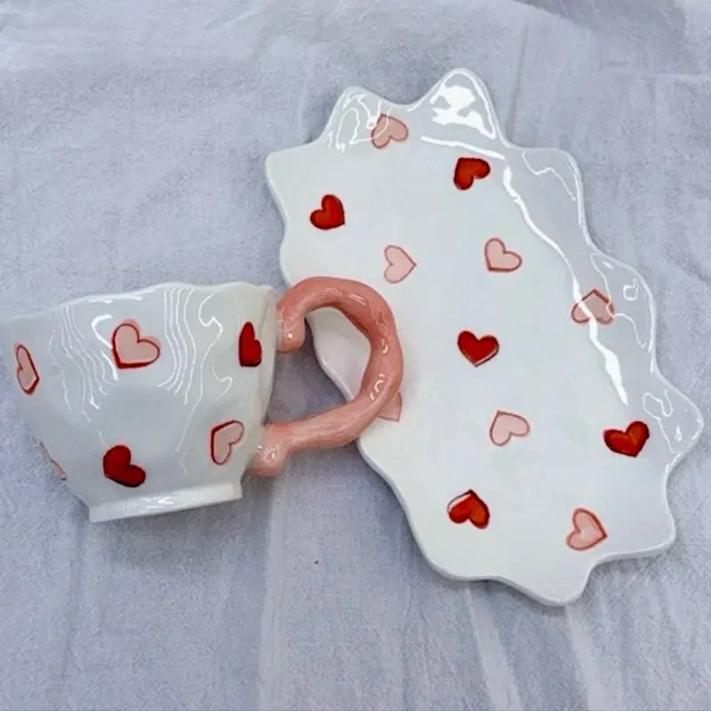 Tasse café avec sous-tasse