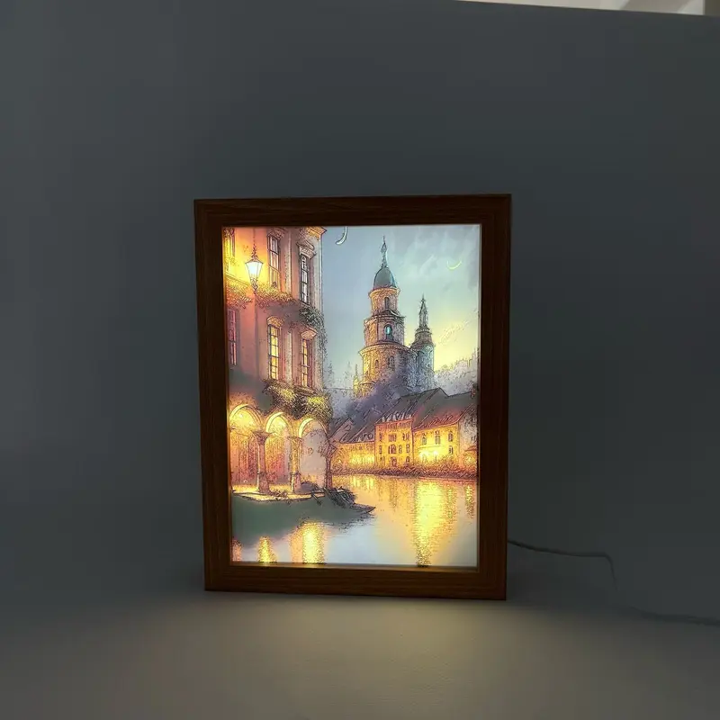 Luminous Wall Art Frame | Old town