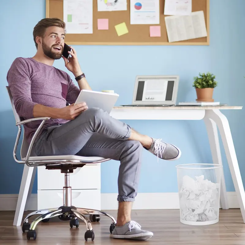 Corbeille Métallique, Poubelle de Bureau à Papier Gris Métallisée