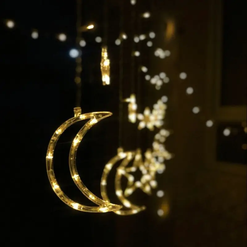 🌙⭐أضواء النجوم والهلال