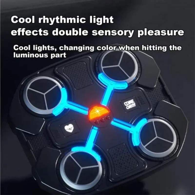 Machine de Boxe Musicale Bluetooth avec Lumières LED