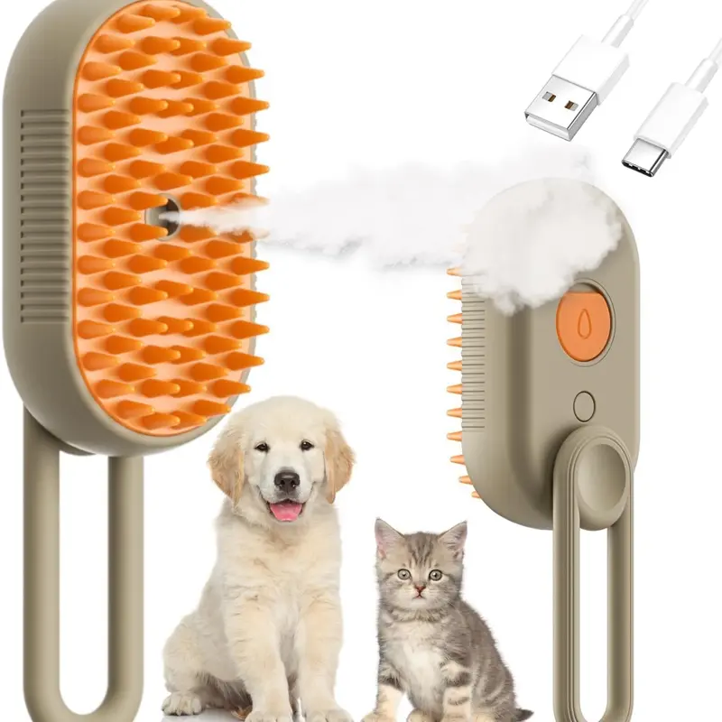 مشط بخار قابل لإعادة الشحن للحيوانات الأليفة