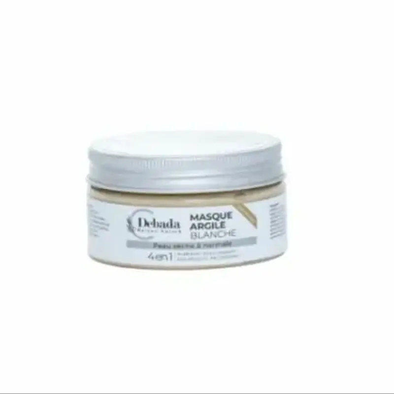 Masque argile blanche peau sèche à normale – 150gr DEBADA