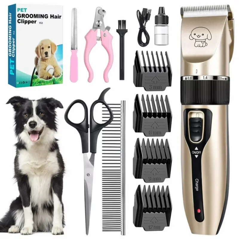 Tondeuse à poils d'animaux sans fil rechargeable