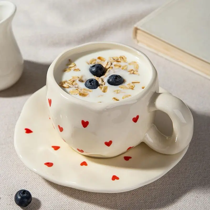 Tasse café avec sous-tasse