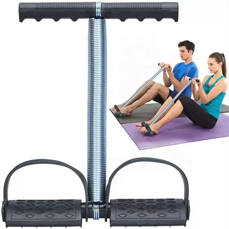 Bande De Résistance Avec Poignées Et Pédales - 54 Kg - Pour Entraînement Complet à La Maison - Fitness Jambes Bras Abdos Dos