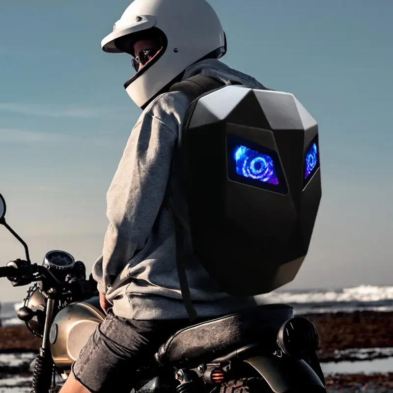 Sac à dos moto connecté intelligent