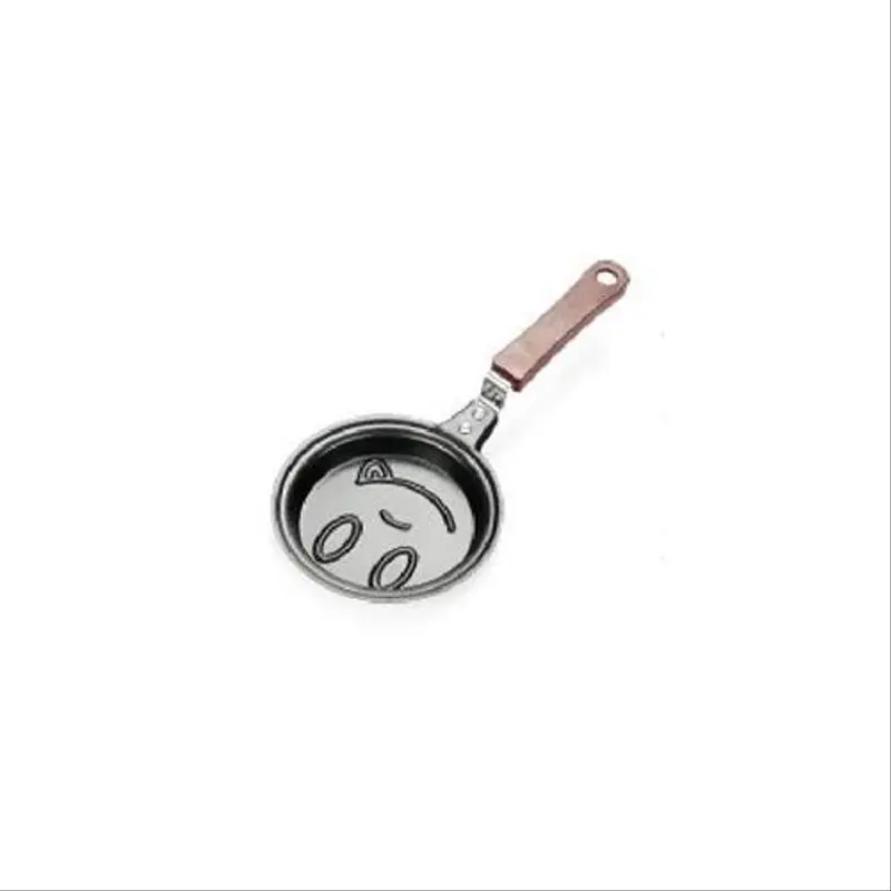 Mini Poêle Antiadhésive Forme De Sourire Pour œufs Et Crêpe-12cm