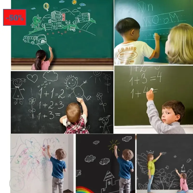 سبورة لاصقة للرسم والكتابة