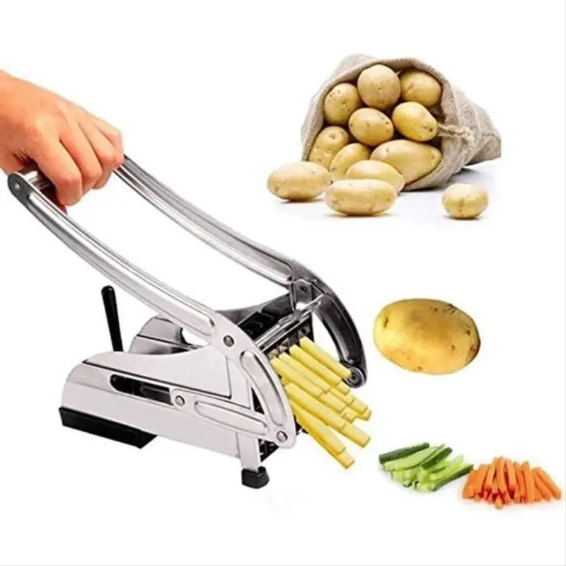 Coupe frites en acier inoxydable (1 mois Garantie)