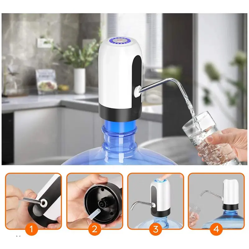 Pompe à Bouteille D'eau Électrique - مضخة مياه كهربائية