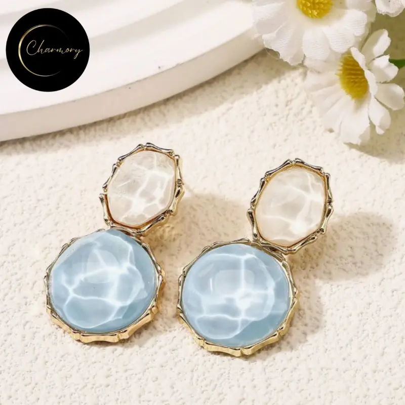 Boucles « BLEU CIEL »